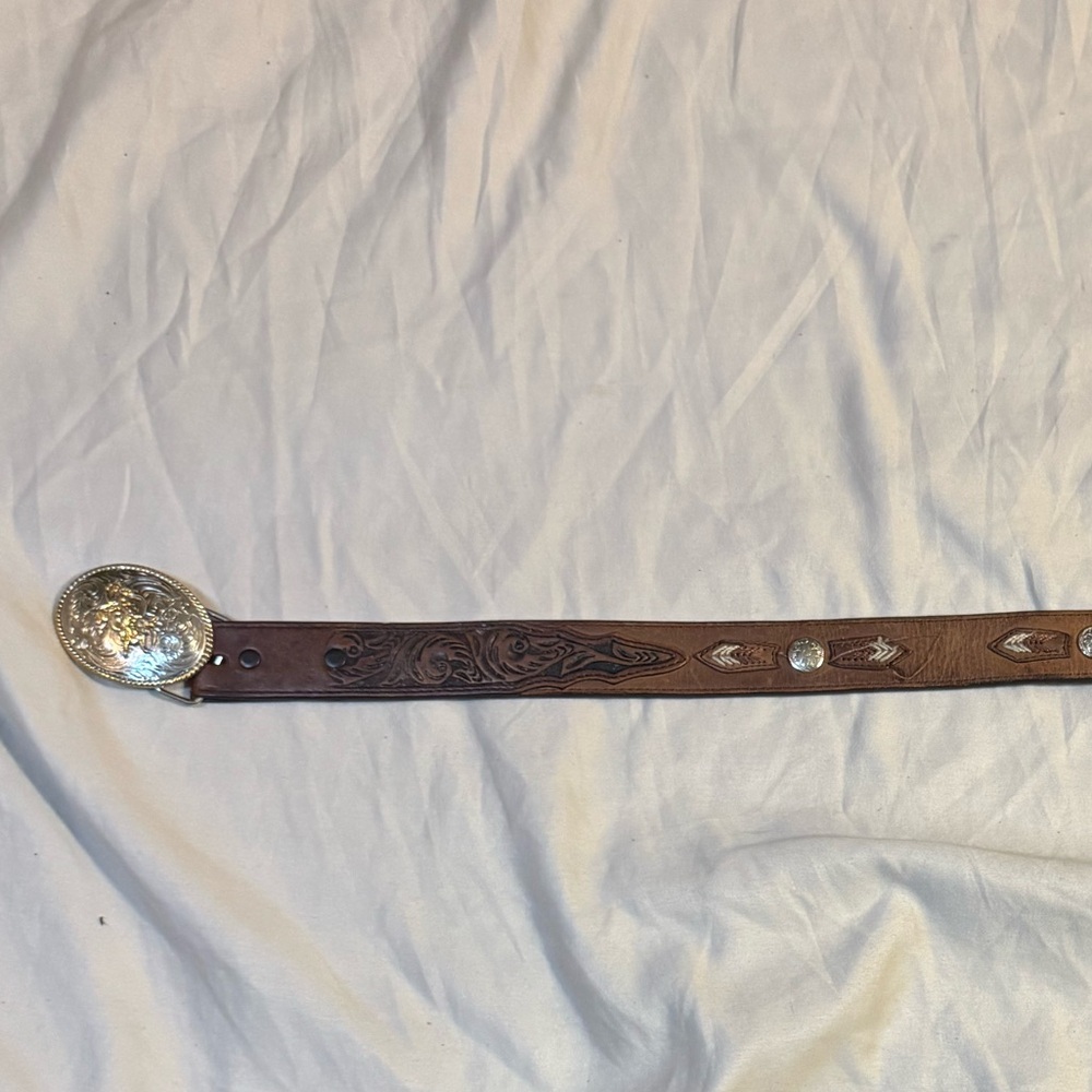 Kids Genuine Leather western belt 22
